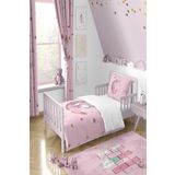 Talia Home Ay'da Oturan Kız Pembe Nevresim Takımı TLAN-280