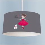 Talia Home Balerin Kız Desenli Çocuk Odası Sarkıt Avize - Renkli - 1