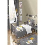 Talia Home Balon ve Fil Desenli Nevresim Takımı TLAN-122 - Gri - 160 x 220 cm