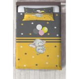 Talia Home balonlu Fil Desenli Çocuk Odası Yatak Örtüsü TLAY-188 - 327 x 220 cm - Gri