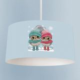 Talia Home Baykuş Desenli Çocuk Odası Sarkıt Avize - Renkli - 1