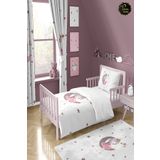 Talia Home Beyaz Ay'da Oturan Kız Nevresim Takımı TLAN-085