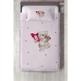 Talia Home Çocuk Odası Bebek Odası Ayıcık Yatak Örtüsü - 140 x 220 cm - Pembe
