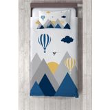 Talia Home Çocuk Odası Bebek Odası Balon Desenli Yatak Örtüsü Tlay-300