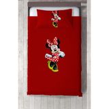 Talia Home Çocuk Odası Bebek Odası Mickey Mouse Yatak Örtüsü TLAY-052 - 140 x 220 cm - Kırmızı