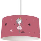 Talia Home Çocuk Odası Bebek Odası Pembe Sarkıt Avize TLAV-042 - Renkli - 1
