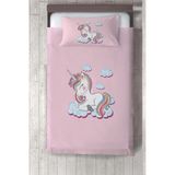 Talia Home Çocuk Odası Bebek Odası Yatak Örtüsü TLAY-060 - 140 x 220 cm - Pembe