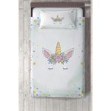 Talia Home Çocuk Odası Yatak Örtüsü TLAY-076 - 140 x 220 cm - Beyaz
