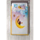 Talia Home çocuk ve Bebek Odası Minik Cadı Desen Yatak Örtüsü TLAY-162 - 301 x 220 cm - Beyaz