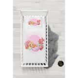 Talia Home Deniz Kızı Desenli Bebek Nevresim Takımı Çarşaflı TLABN-253 - Beyaz - 100 x 150 cm