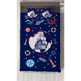 Talia Home Denizci Çocuk ve Bebek Odası Yatak Örtüsü - 162 x 220 cm - Lacivert