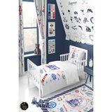 Talia Home Denizci Desenli Sailor Nevresim Takımı TLAN-192 - Beyaz - 160 x 220 cm