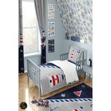 Talia Home Denizci Sailor Desenli Çocuk Odası Nevresim Takımı TLAN-089 - Mavi - 160 x 220 cm