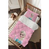 Talia Home Elsa Desenli Elsalı Bebek Beşik Uyku Seti TLABG-069