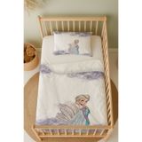 Talia Home Elsa Desenli Elsalı Bebek Nevresim Takımı Çarşaflı TLABN-028