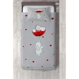 Talia Home Filli Kalp Çocuk ve Bebek Odası Yatak Örtüsü TLAY-164 - 303 x 220 cm - Gri