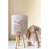 Talia Home Geçişli Unicorn Desenli Çocuk Odası Abajur Masa Lambası TLAB-322