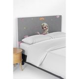 Talia Home Gri Elsalı Çocuk Odası Yatak Baza Başlık Kılıfı TLABK-201 - 100 x 100 cm