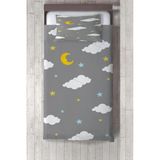 Talia Home gri Gökyüzü Desenli yatak Örtüsü TLAY-294 - 431 x 220 cm