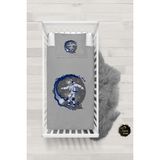 Talia Home Gri Uzay Astronot Desenli Bebek Nevresim Takımı Çarşaflı TLABN-233 - 100 x 150 cm