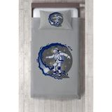 Talia Home gri Uzay Astronot Desenli Yatak Örtüsü TLAY-233 - 371 x 220 cm