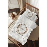 Talia Home İsimli Özel Desenli Bebek Beşik Uyku Seti TLABG-331