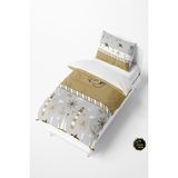 Talia Home Kahverengi Çapa Desenli Bebek ve Çocuk Nevresim Takımı TLAN-015 - 160 x 220 cm