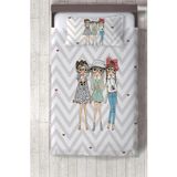 Talia Home Kalpli Çocuk Ve Bebek Odası Yatak Örtüsü - 140 x 220 cm - Beyaz