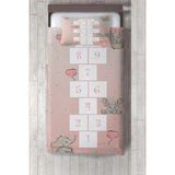 Talia Home kalpli Fil Desenli yatak Örtüsü TLAY-272 - 409 x 220 cm - Pembe