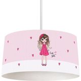 Talia Home Kalpli Pembe Çocuk ve Bebek Odası Sarkıt Avize TLAV-013 - Renkli