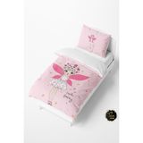 Talia Home Kanatlı Kız Bebek ve Çocuk Nevresim Takımı TLAN-168 - Pembe - 160 x 220 cm