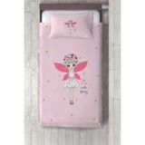 Talia Home kanatlı Kız Çocuk Odası Yatak Örtüsü TLAY-168 - 307 x 220 cm - Pembe