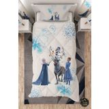 Talia Home Karlar Ülkesi Elsa ve Arkadaşları Tek Kişilik Çocuk Yorganı Uyku Seti
