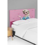 Talia Home Karlar Ülkesi Şeritli Elsa Desenli Yatak Baza Başlık Kılıfı TLABK-097 - Renkli - 90 x 70 cm