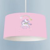 Talia Home Kedi ve Unicorn Desenli Çocuk Odası Sarkıt Avize - Renkli - 1