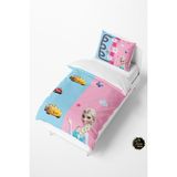 Talia Home Kız Erkek Ikiz Odası Bebek ve Çocuk Nevresim Takımı TLAN-116 - Pembe - 160 x 220 cm