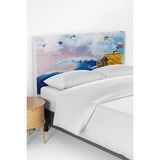 Talia Home Korsan Denizci Desenli Çocuk Odası Yatak Baza Başlık Kılıfı TLABK-047 - Renkli - 90 x 70 cm