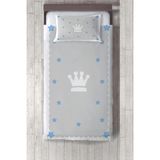 Talia Home kral Tacı Çocuk ve Bebek Odası Yatak Örtüsü TLAY-117 - 256 x 220 cm - Gri