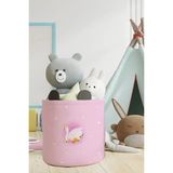Talia Home Kuğulu Çocuk ve Bebek Odası Düzenleyici Oyuncak Sepeti TLAS-051 - Pembe