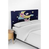 Talia Home Laciver Sevimli Hayvan Desenli Yatak Baza Başlık Kılıfı TLABK-071 - Renkli - 120 x 120 cm