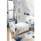 Talia Home Mavi Kuş Vadisi Dağ Desenli Nevresim Takımı
