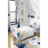 Talia Home Mavi Kuş Vadisi Desenli Nevresim Takımı TLAN-300 - 160 x 220 cm - Beyaz