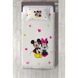 Talia Home Mickey Mouse çocuk ve Bebek Odası Yatak Örtüsü TLAY-112 - 251 x 220 cm - Bej