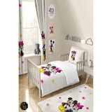 Talia Home Mickey Mouse Desenli Çocuk Odası Nevresim Takımı TLAN-112 - Krem - 160 x 220 cm