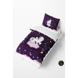 Talia Home Mor Unicorn Desenli Bebek ve Çocuk Nevresim Takımı TLAN-078 - 160 x 220 cm