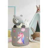 Talia Home Pegasus Desen Çocuk ve Bebek Odası Düzenleyici Oyuncak Veya Kirli Sepeti TLAS-130 - Renkli