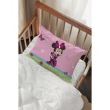 Talia Home Pembe Mickey Mouse Desenli 2 Adet Yastık Kılıfı TLAYK-113
