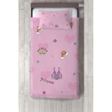 Talia Home pembe Prenses Desenli Çocuk ve Bebek Odası Yatak Örtüsü TLAY-226 - 364 x 220 cm