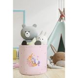 Talia Home Pembe Uyuyan Unicorn Desenli Çocuk ve Bebek Odası Düzenleyici Oyuncak Veya Kirli Sepeti TLAS-080 - Renkli