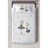 Talia Home Prenses Çocuk ve Bebek Odası Yatak Örtüsü TLAY-006 - 140 x 220 cm - Beyaz